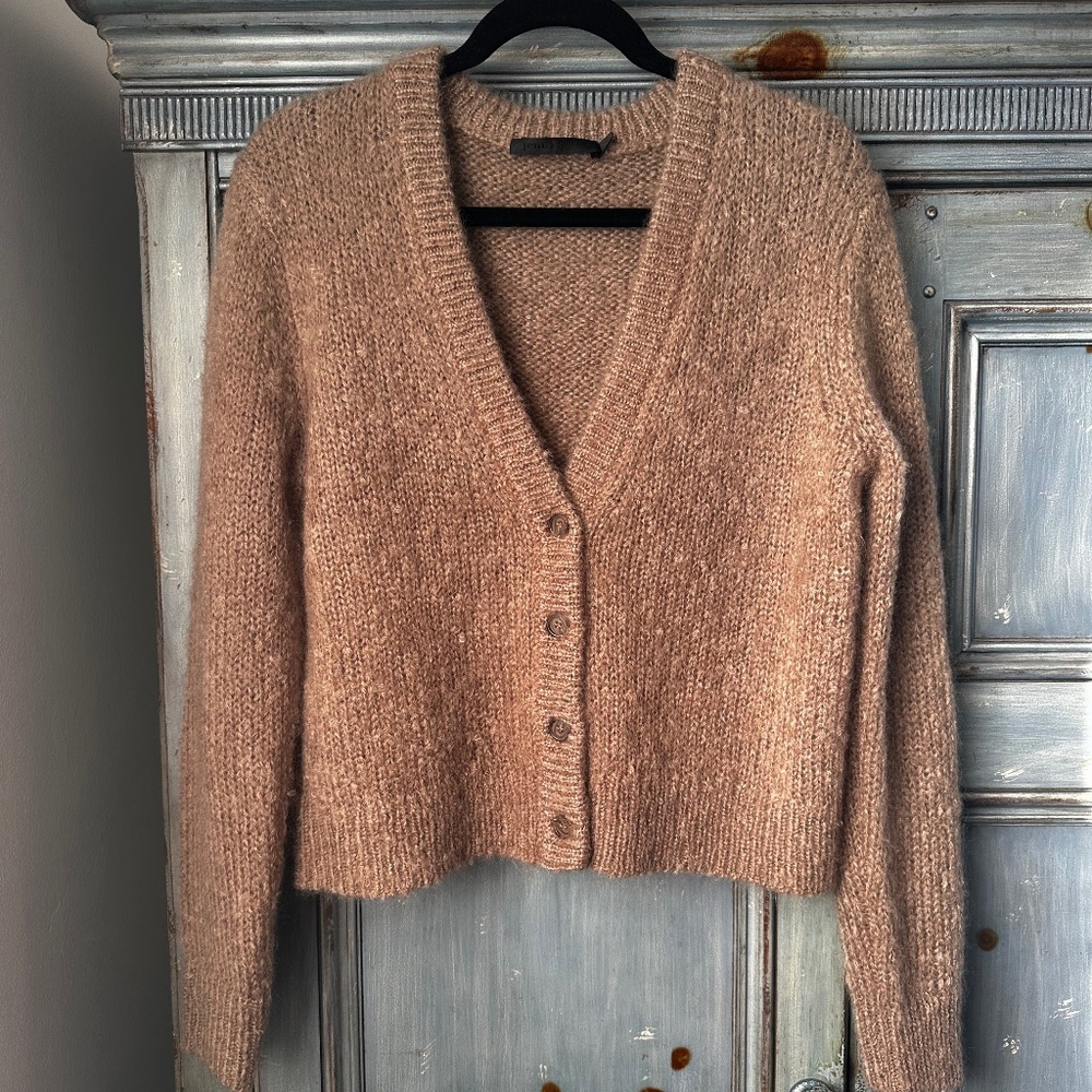 JENNI KAYNE Boyfriend Cardigan in Driftwood Size S - Picture 5 of 11